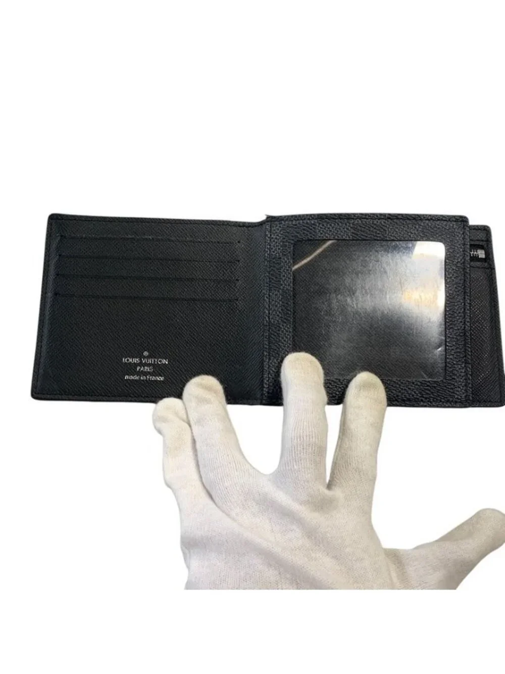 Louis Vuitton Portefeuille Amerigo NM Damier Graphite IC Folded Wallet Bifold